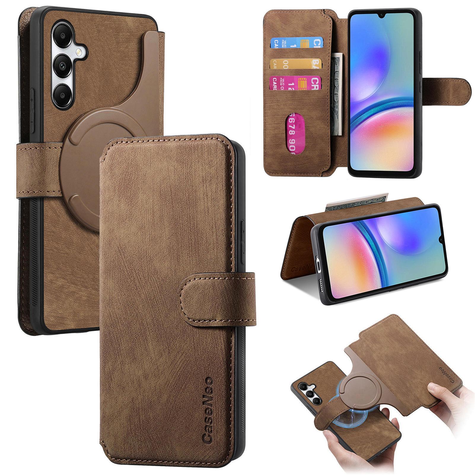 

For Samsung Galaxy A05s 4G Magnetic Case CASENEO Detachable Leather Phone Wallet Cover B