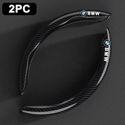 2pcs Car Steering Wheel Cover Non-Slip Protector For M 1 2 3 4 5 7 Series X1 X3 X4 X5 X6 X7 F10 F30 E46 E60 Car Stickers