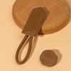 3pack PU Leather Horn Buckles Toggle Button Fasteners Handmade Sewing Buttons for Modern Clothing Enhancements