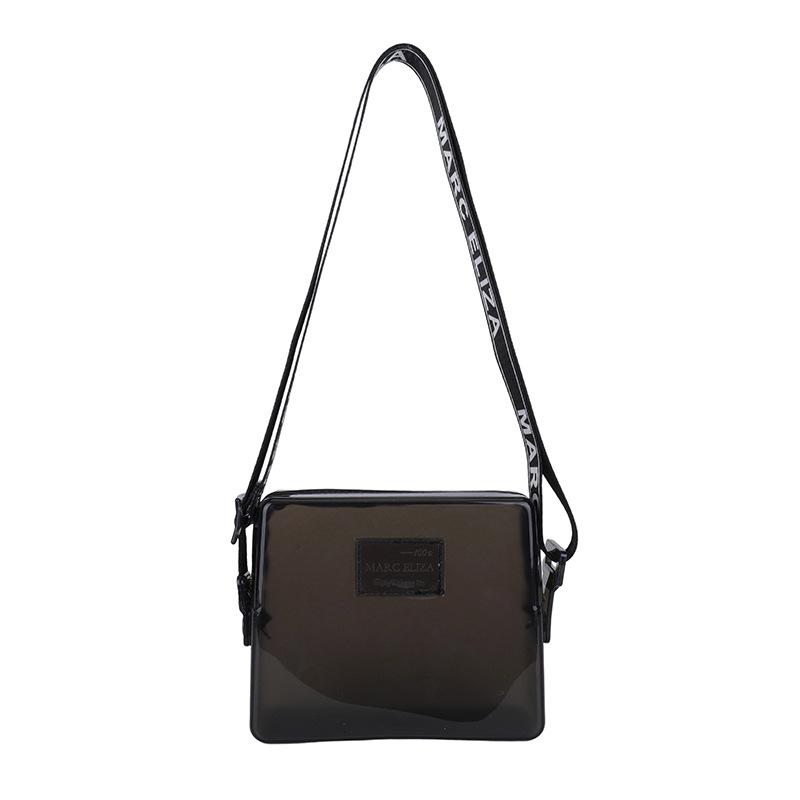 Handbag bag new fashion trendy transparent matte texture women's bag niche women's messenger bag