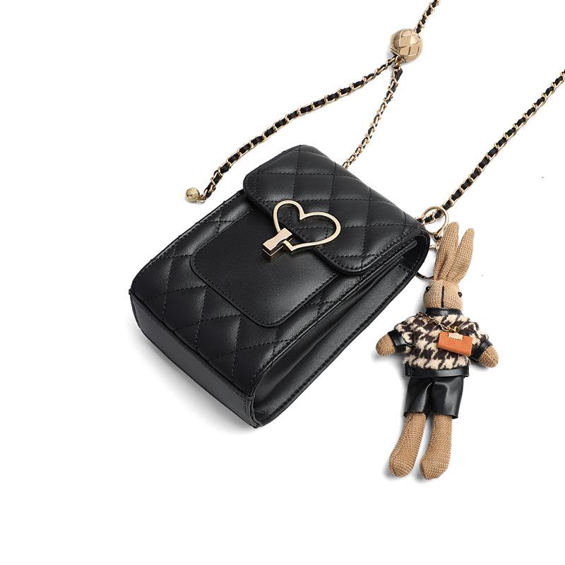 Mobile Phone Bag Women's Bag Crossbody Bag Leather Deluxe Spring/summer Small Bag Chain Bag