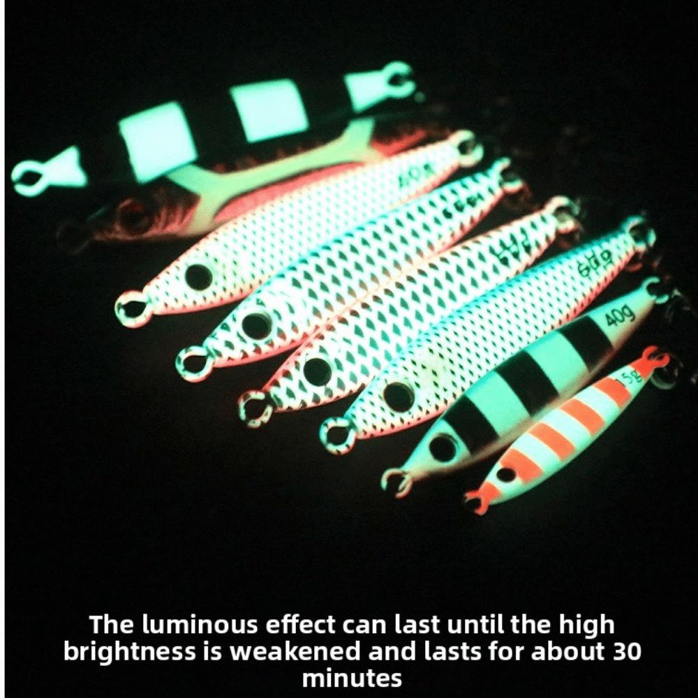 30g/40g Glow Shore Jig Spinnerhook Boat Fishing Lure Premium Quality Jigging Lure  Boat Fishing