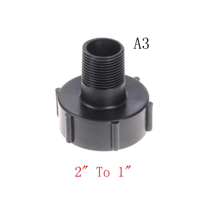 Ibc Tote adaptér vypouštění nádrže s hrubým závitem 2" na 1/2" 3/4" zahradní hadice