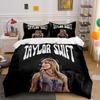 Pop Star Print Bedding Set Bedding Duvet Cover Set Duvet Cover Pillowcases  (1*Duvet Cover 2*Pillowcases, Without Duvet Insert)