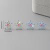 925 Sterling Silver Fantasy Romantic Earrings Blue CZ Earrings for Women Party Fine Jewelry Gift