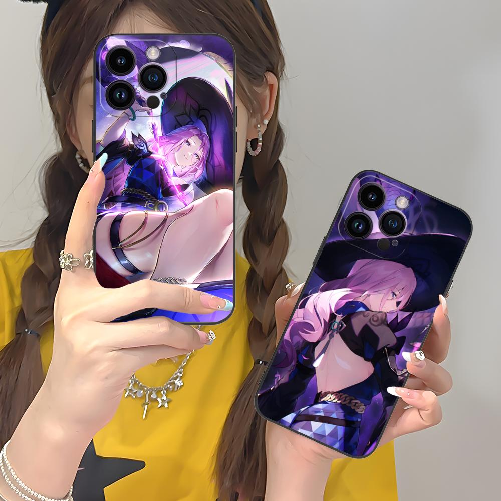HSR Jade Matte TPU Mobile Phone Case for iPhone 17 16 15 14 13 12 11 X XR XS 8 7 Air Pro Max Plus Mini Colorful Cover