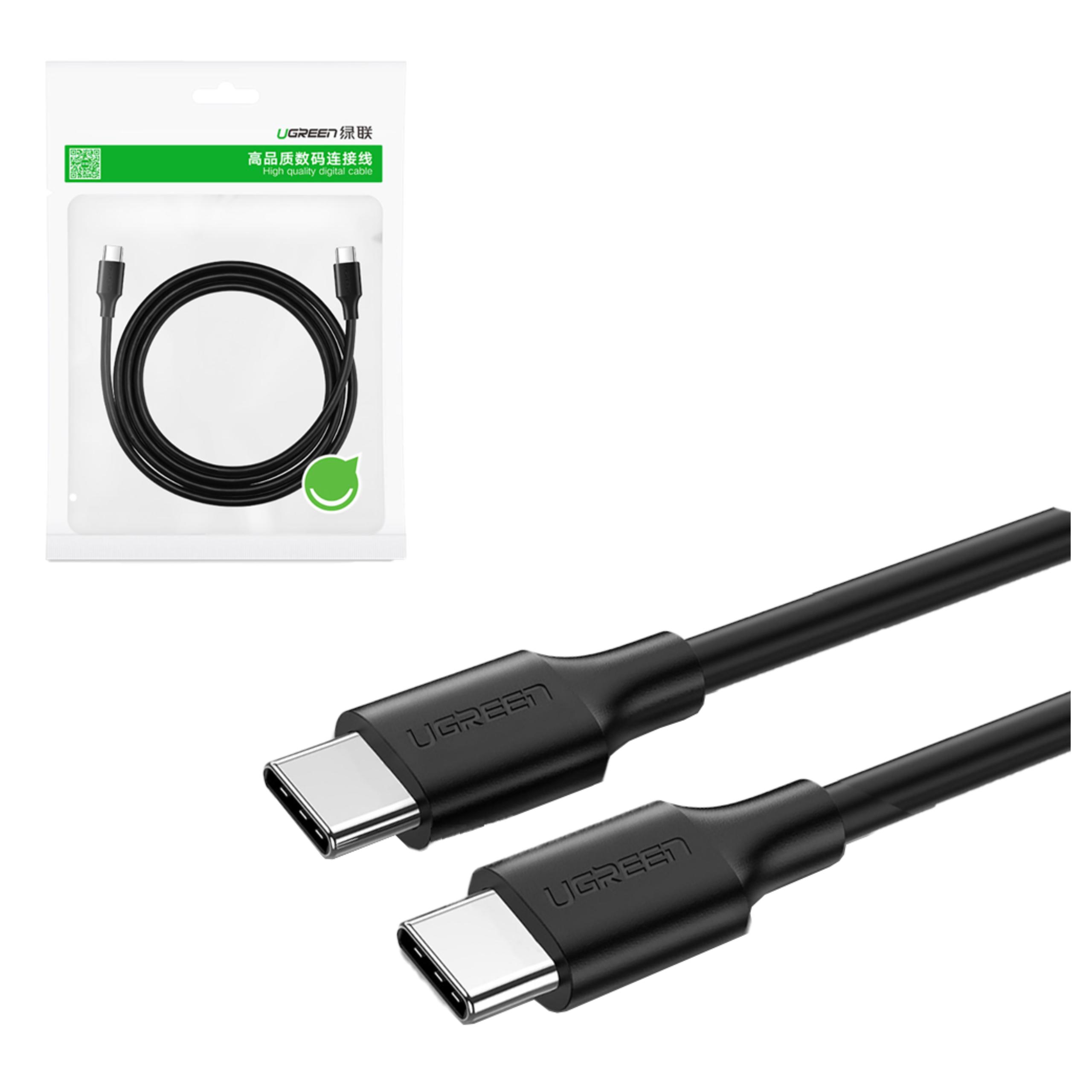 Ugreen Schwarz Usb-C Daten- Und Ladekabel - Usb-C Us286, 60W, 3M, - Bild 4