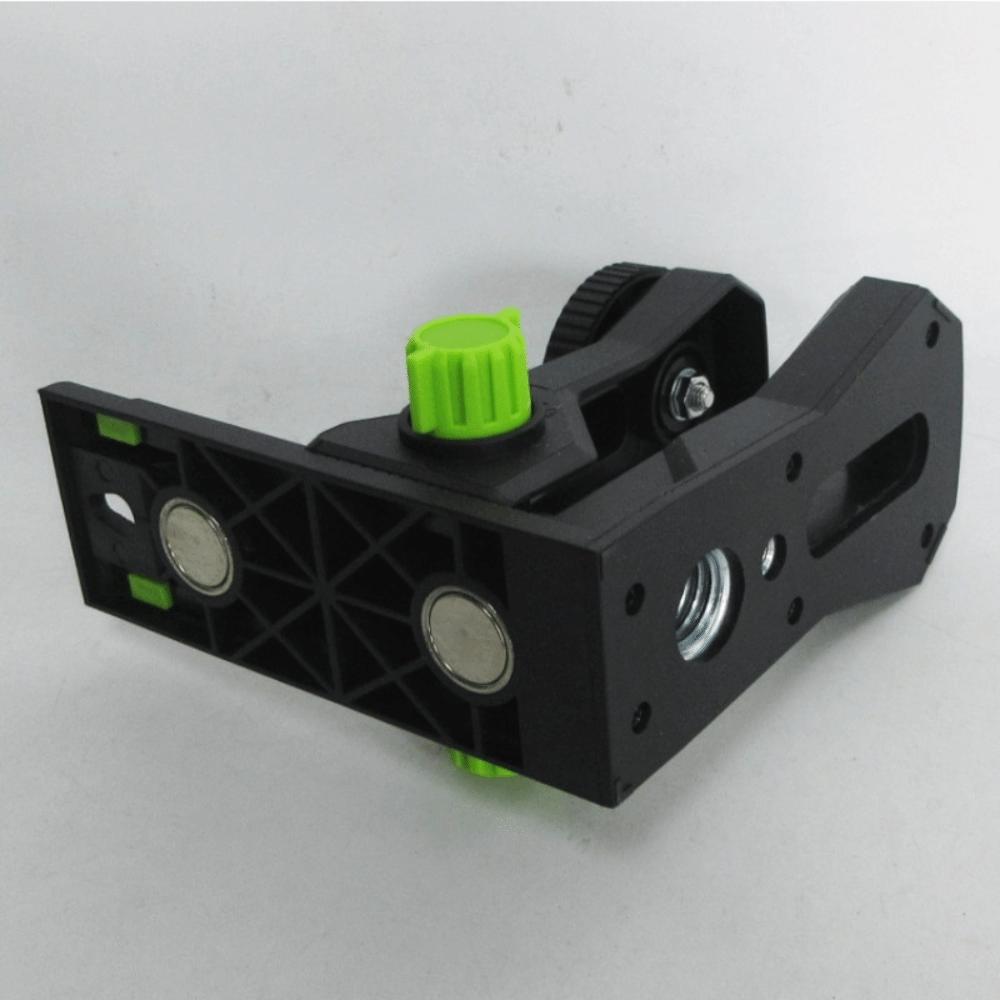 ABS Laser Level Bracket 360° Horizontal Rotation L-Shape Laser Level Adaptor 1/4''-20 Threaded Adjustable Clip