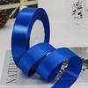 2cmx22m Length Solid Color Satin Ribbon Belt Bowknot Cake Box Wedding Birthday Christmas Party DIY Gift Decoration