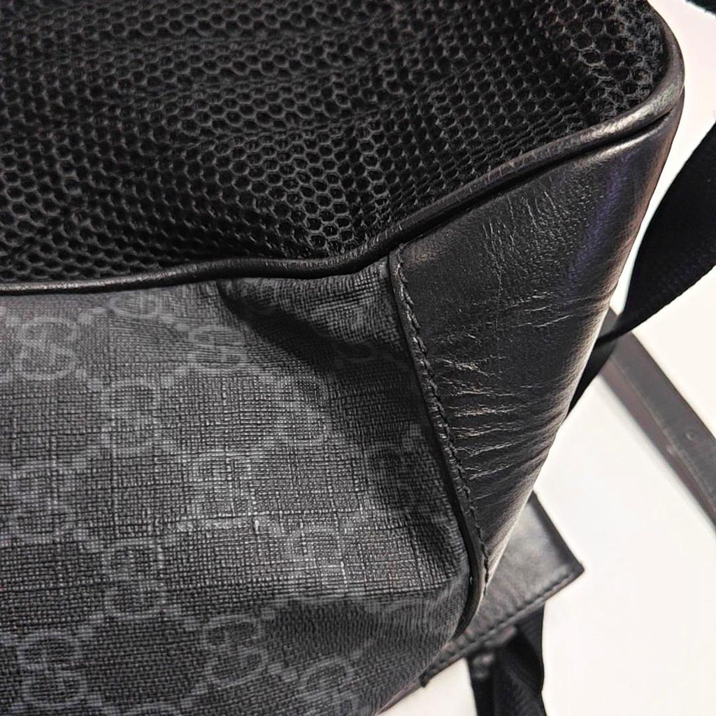 [Pre-Owned] Gucci Medium Backpack With Interlocking G 'Black' - Good #15WCIVK