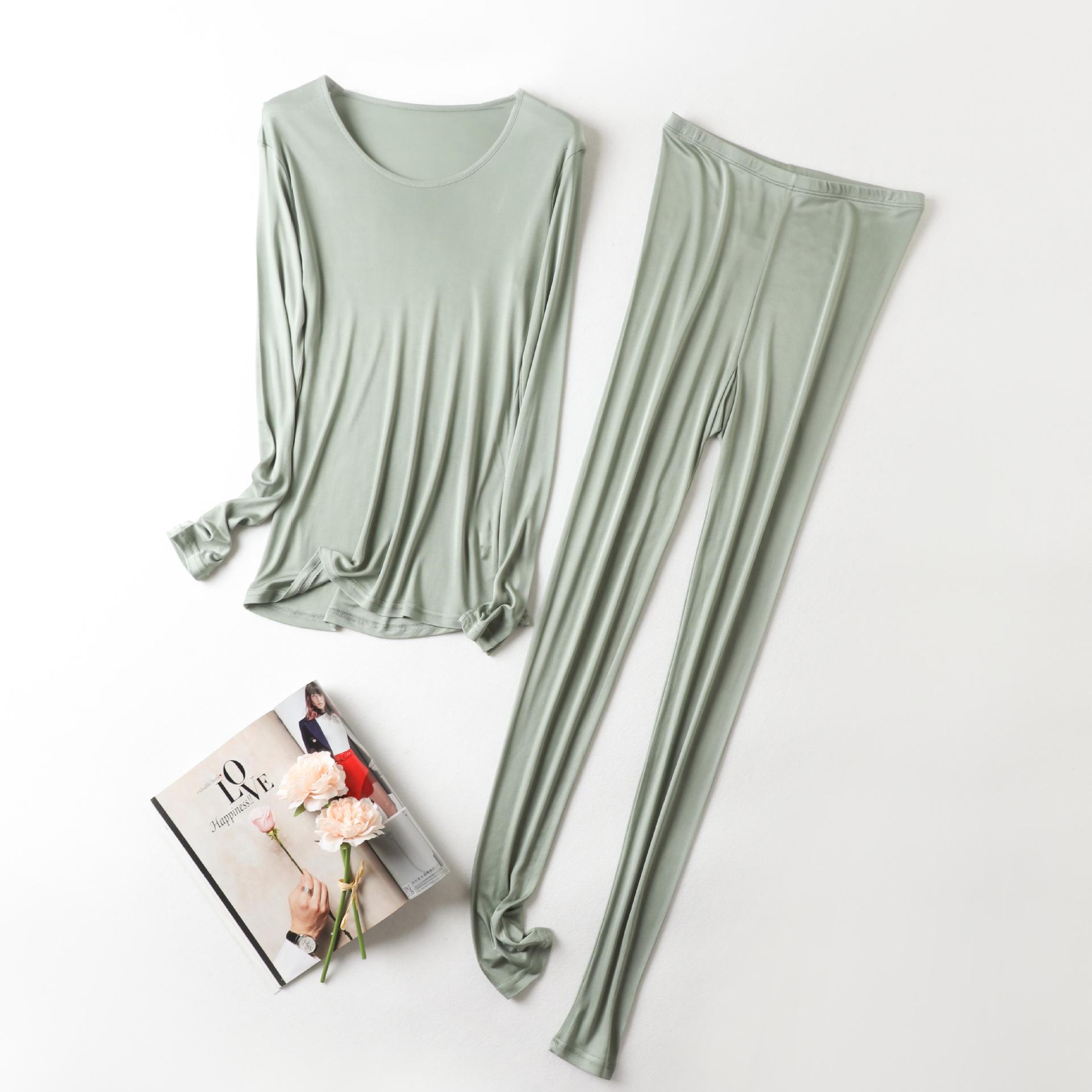 

Комплект женского термобелья с длинными рукавами Yuyue Mulberry Silk L