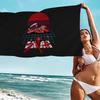 Superpower Energy Body A-akira Bath Towel Microfiber Soft Water Absorbing Breathable For Girl Decorative Cartoon Beach Towel