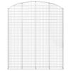VidaXL Arched Gabion Basket Gabion Cage Gabion Wall Stone Basket Gabion for Stone Garden Patio Exterior 153471