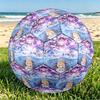 Genshin Impact Print Size 5 Soccer Ball, PU Wear Resistant Football for Match Training and Daily Practice, Birthday Gift for Soccer Fans