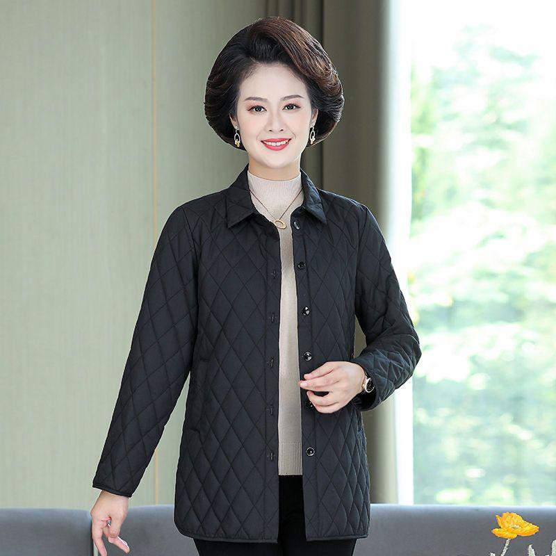 

Женская мода больших размеров с хлопковой подкладкой для осени и зимы. Повседневная легкая одежда с хлопковой подкладкой. 5XL чёрный