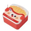 Leak-Proof Cartoon Bento Box with Creative French Fries, Fried Chicken, and Rice – Microwaveable Lunch Box for Students and Office Workers