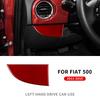 Real Soft Carbon Fiber For Fiat 500 Abarth 595 2016-2018 2019 2020 2021 2022 2023 Abarth 695 2017-2023 Car Main Driver Co-liopt.
