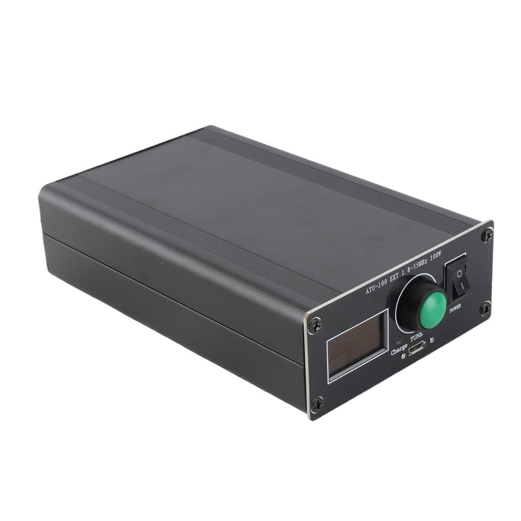 Antenna Tuner Mini Automatic for Radio Equipment 1.8 55MHz 0.96IN with Housing ATU‑100