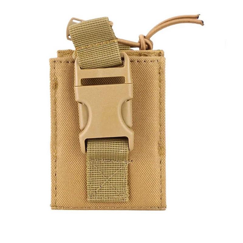 6 Style Tactical Molle Radio Holder Portable Walkie Talkie Pouch Case Radios Holster Bag Camping Hunting Accessories