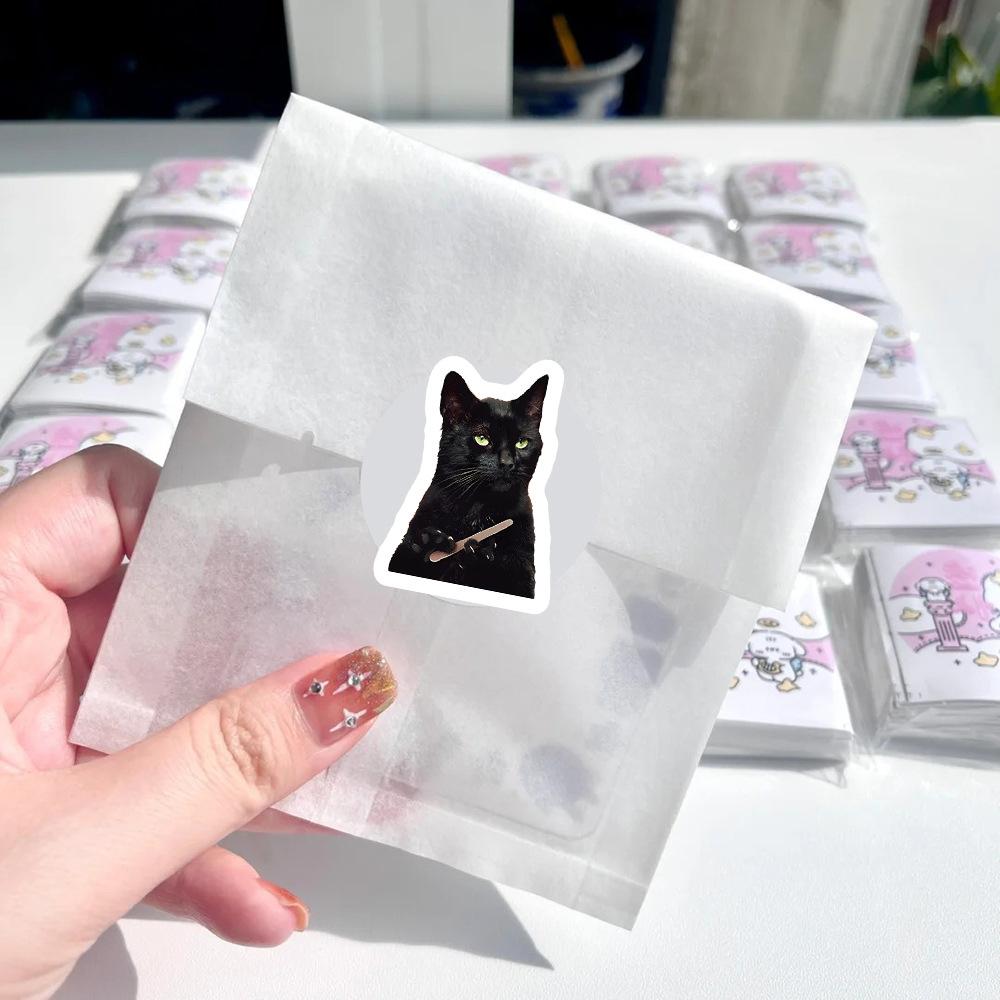 500pcs/Roll Funny Cat MEME Graffiti Stickers Cute Animal Cartoon Decals DIY Notebook Stationery Fridge Reward Seal Label Sticker