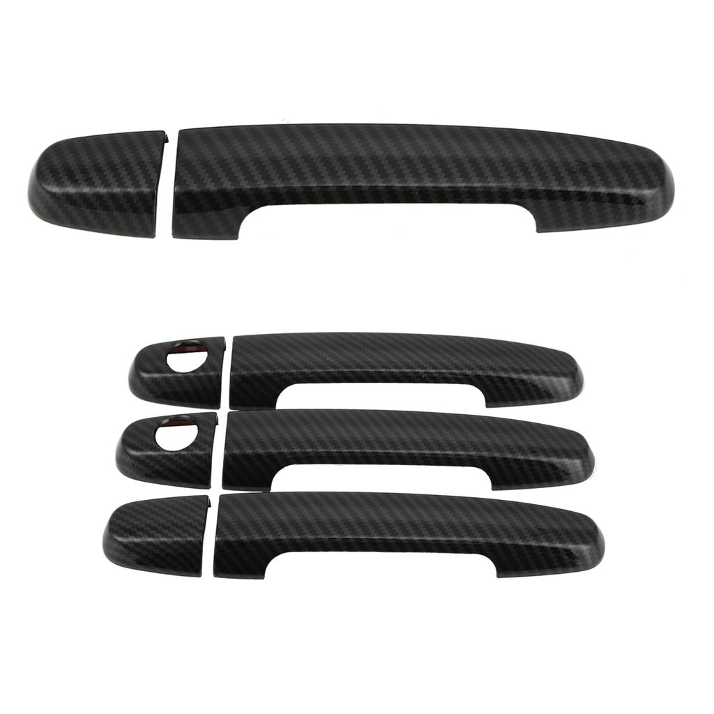Kryt obložení kliky dveří Dekorace ve stylu karbonových vláken Vhodné pro CorollaViosYarisRAV4