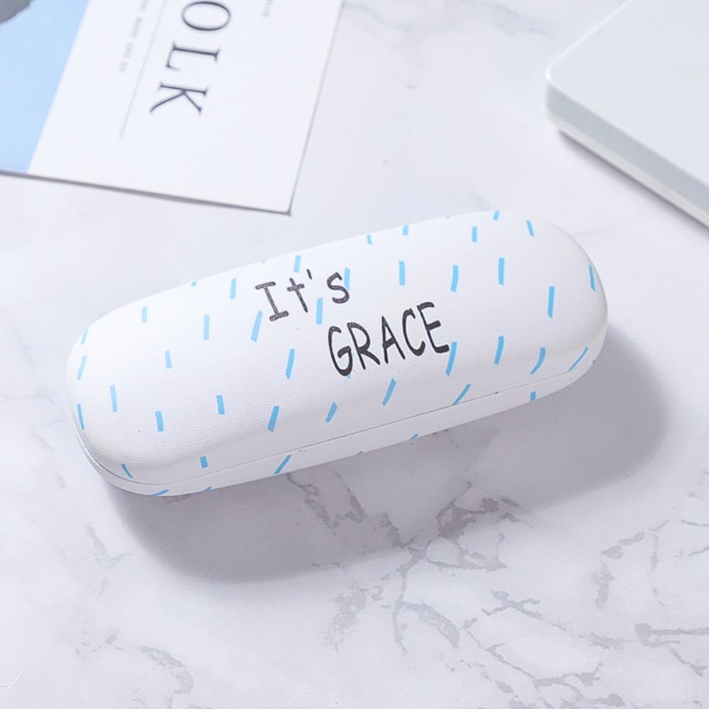 Cute Pattern Glasses Case Hard Leather Eyewear Protector Fashion Sunglasses Box  Women