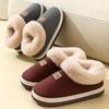 Cozy Winter Plush-Lined Slippers for Men and Women Soft Indoor House Shoes with  Warm Casual Shoes