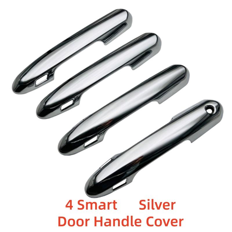 Car Decoration Stickers Accessories Door Handle Bowl Cover Trim Paste Style Glossy Black For Toyota Crown  Car Upgrade