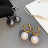 Rose Story Liu Yifei French Pearl High-end Earrings Women's Light Luxury Premium Earrings Earrings Earrings