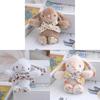 Cute Rabbit Plush Keychain With Pp Cotton Filling For Gift And Decoration