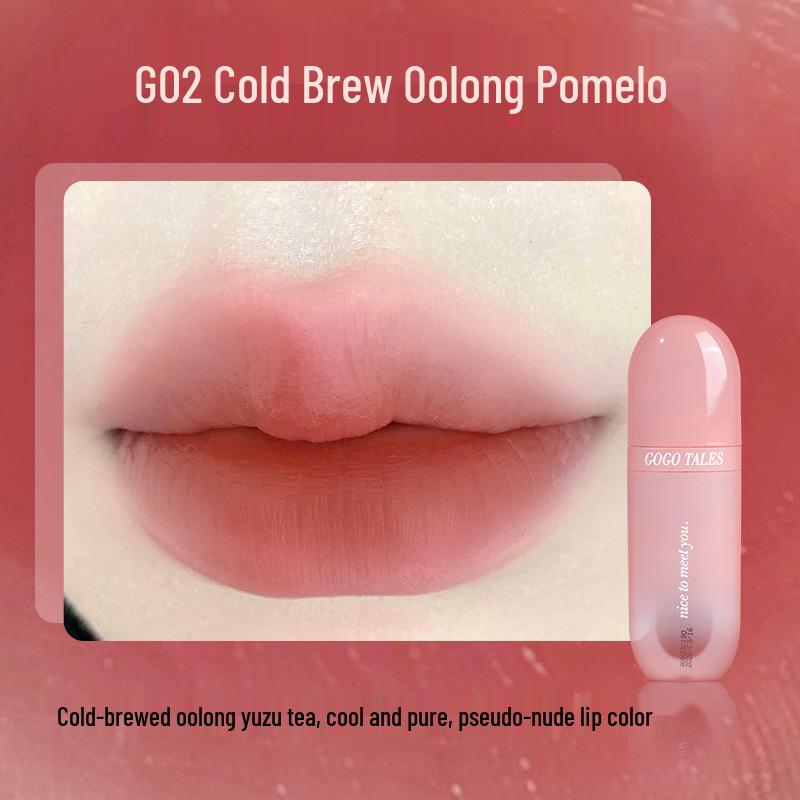 

GoGo Tales Gogo Dance Velvet Matte Lip Glaze - Water Mist Finish, Soft Texture, Shade GT487