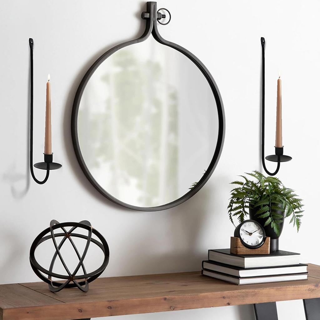 Wall Hanging Fireplace Candle Holder Add to the Festive Atmosphere Ornaments for Party Atmosphere Prop