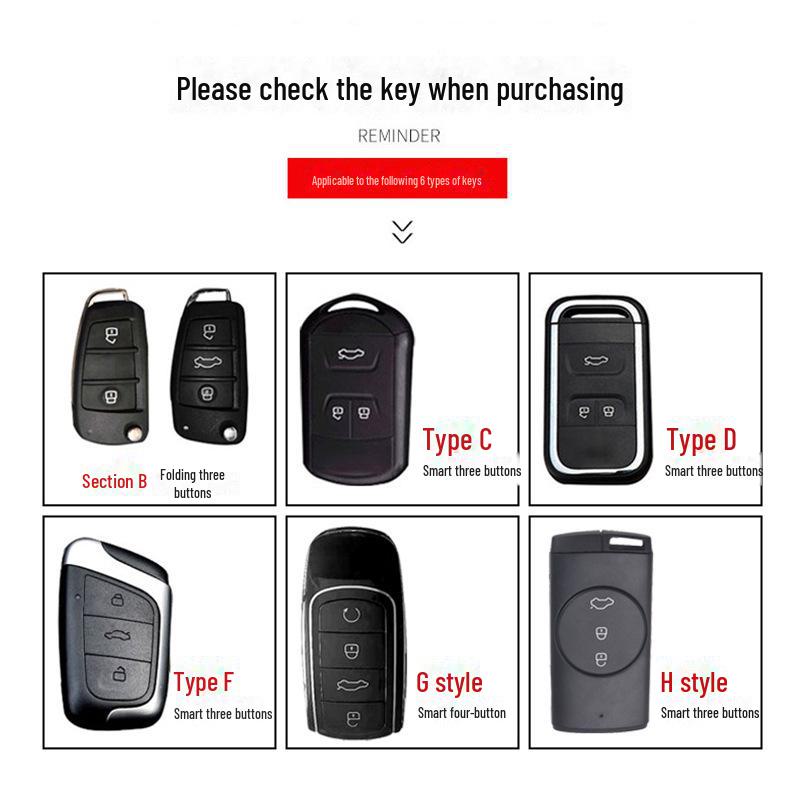 Chery Arrizo 8 High-End Key Cover for Tiggo 8 Plus, Ou Mengda, 5x, Kunpeng 7, and Eight Series.