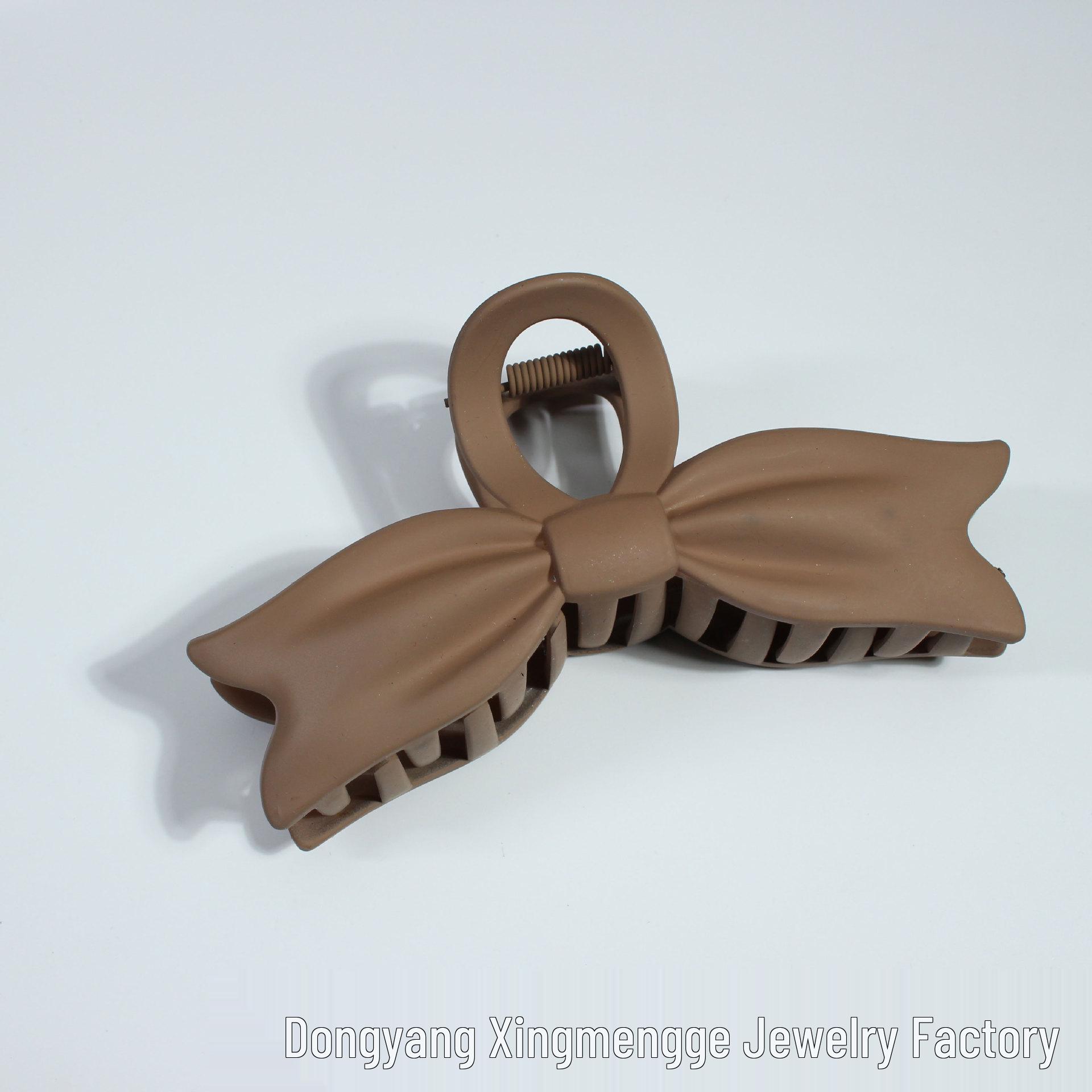 Frosted Large Shark Claw Hair Clip for Women s Updo хаки