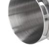 Silver Espresso Dosing Cup Smooth Surface Coffee Powder Feeder  Coffee Grinding Workflow