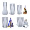 Ring Holder Cone Resin Mold Pyramid Silicone Candle Molds for Resin Casting Soap Aromatherapy Candle Jewelry Making DIY