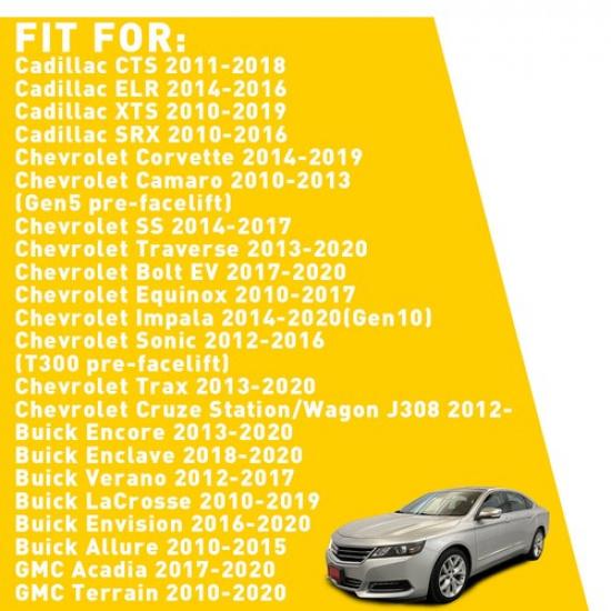 License Plate Lights Rear Number Lamp for GMC Acadia 2017-2020 Terrain 2010-2020