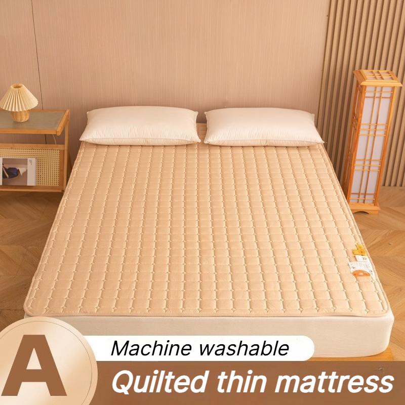 2026 Quilted Mattress,Thin Mattress, Home Bedroom and Dormitory Soft Cushion, Protected Pad, Anti Slip Mattress