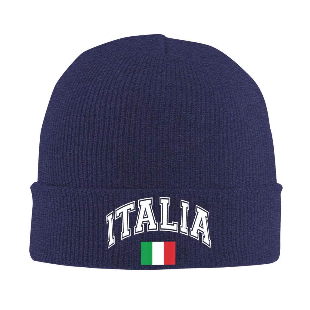 Italy Italian Flag Italia Knitted Hat Beanies Autumn Winter Hats Warm Acrylic  New  Caps for Unisex Women