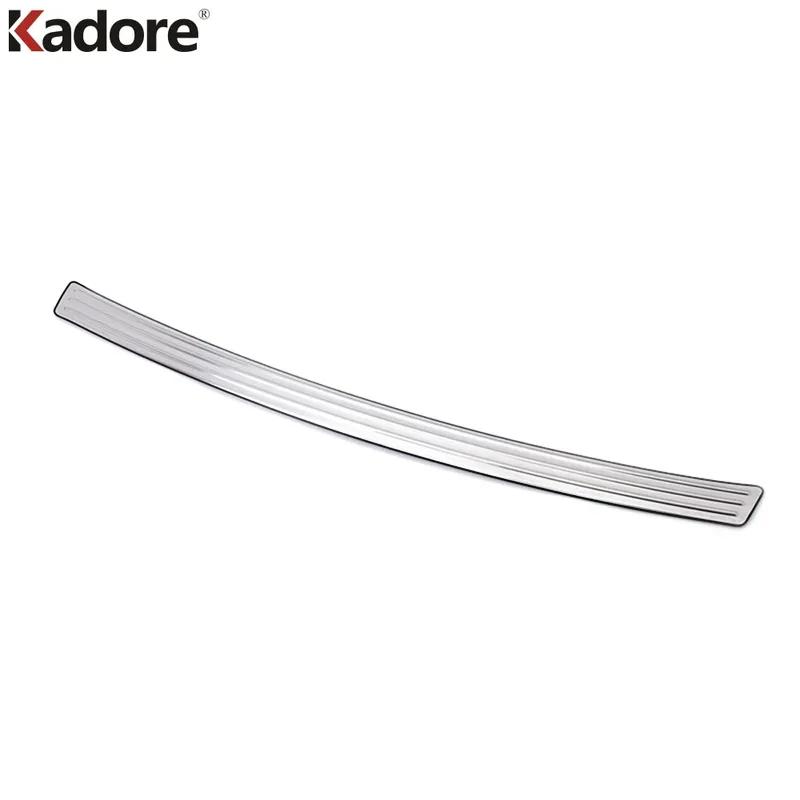 For Hyundai Santa Fe 2010 2011 2012 Stainless Steel Rear Trunk Bumper Cover Trim Car Tailgate Door Sill Plate Guard Accessories