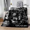 The Vampire Diaries Damon salvatore pătură imprimată Paturi calde din flanelă Pătură moale și confortabilă lenjerie de pat Cadou de ziua de naștere