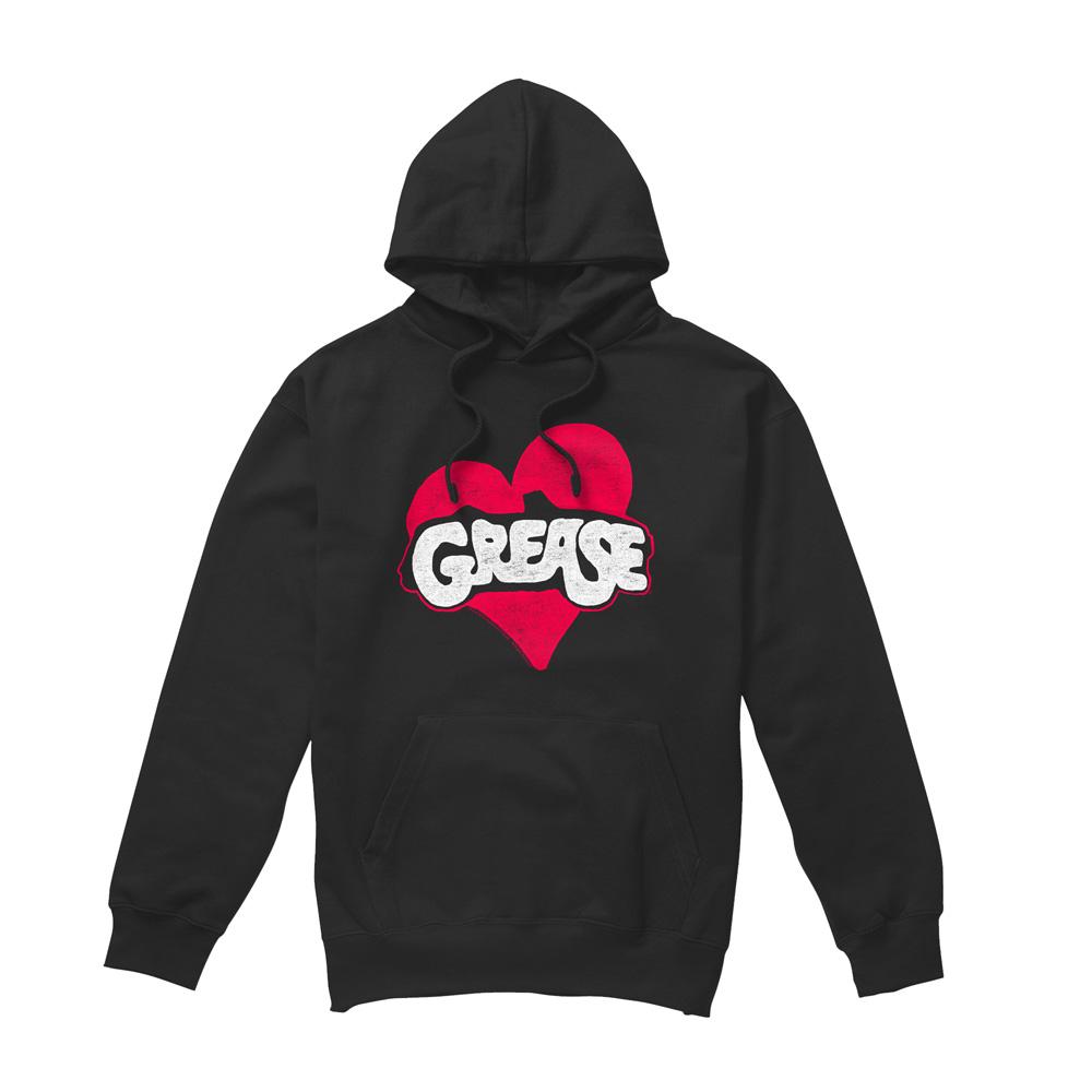 Grease Mens Heart Hoodie
