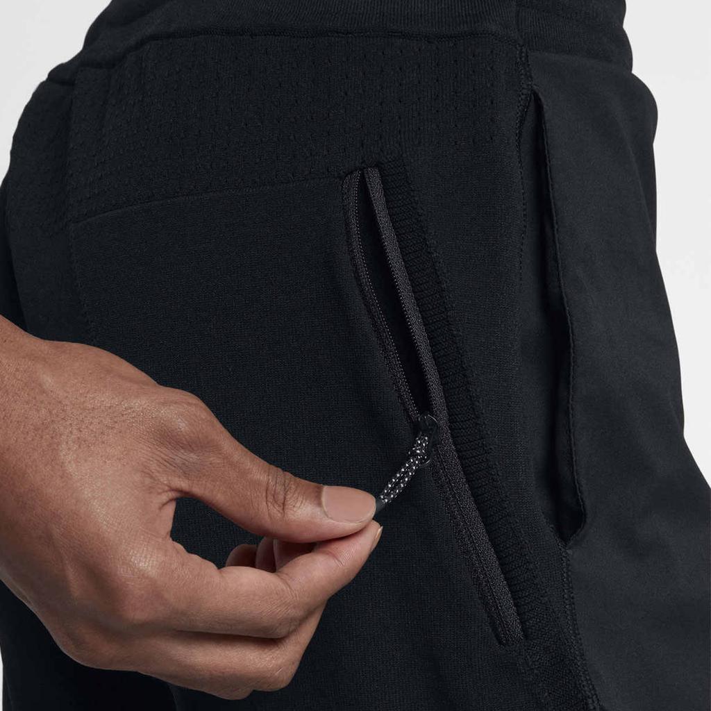 Nike Solid Color Logo Drawstring Shorts Men Bottoms Black 886180-010