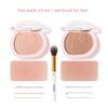 Novo Single-Color Matte Blush in Natural Pink Shades, Korean-Style Nude Makeup with a Delicate and Pure Look, Blush Palette