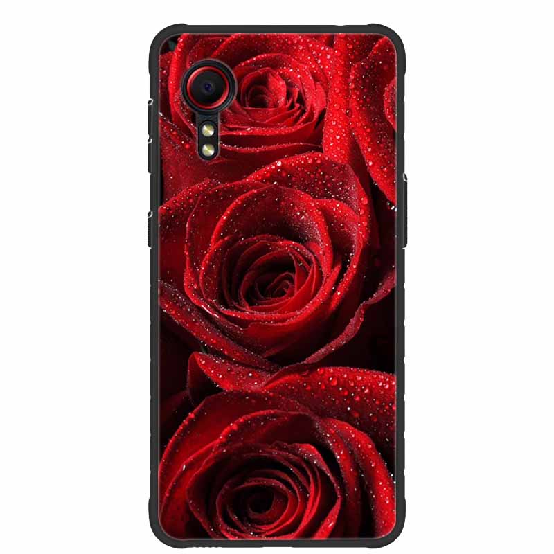 Per Samsung Galaxy Xcover7 5G Cover Carina Adorabile Custodia Posteriore in Silicone per Telefono Per Samsung Xcover 7 Protettiva Antiurto Morbide Custodie
