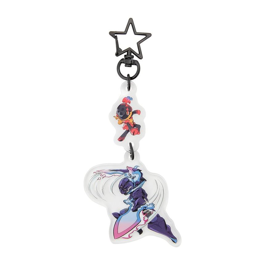 [Pokemon] Pokemon Center Acrylic Keychain: SECRET of MIGHT - Charcadet & Armarouge