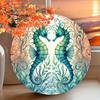 Handmade Metal Tin Plate Wall Art Home Decor 20x20cm