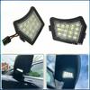 2Pcs  for V40 V50 C30 C70 S40 S60 S80 V50 V70 XC70 XC90 XJ XF XK/XKR New LED Front Under Mirror Lamp Puddle Light