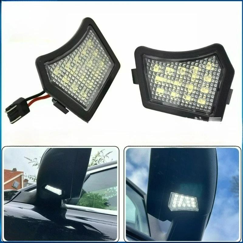 2Pcs  for V40 V50 C30 C70 S40 S60 S80 V50 V70 XC70 XC90 XJ XF XK/XKR New LED Front Under Mirror Lamp Puddle Light