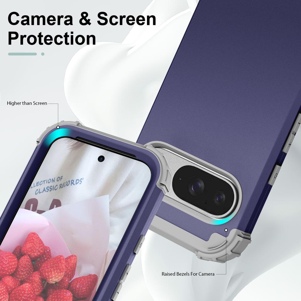 L-Style For Google Pixel 9 Case Shockproof PC + TPU Phone Back Cover